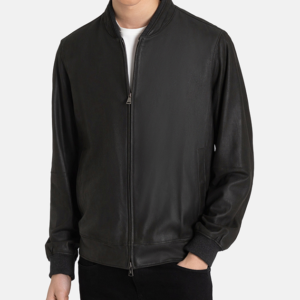 chrome hearts leather jacket