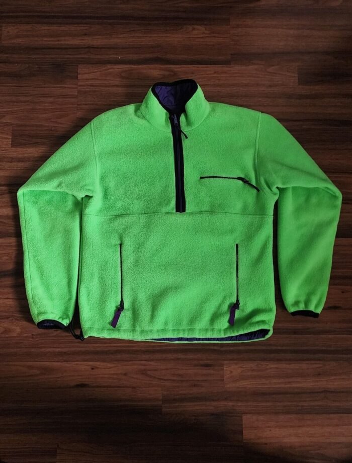 Men Pelle Pelle Green Fleece Jacket