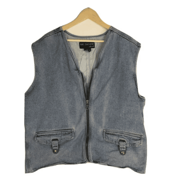 Pelle Pelle Grey Sport Denim Vest