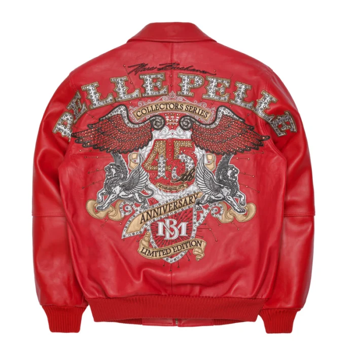 45th Anniversary Red Leather Jacket