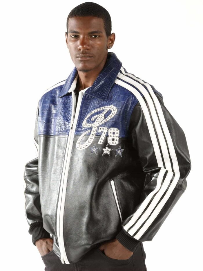 Pelle Pelle King Of Kings 1978 Legacy Blue And Black Jacket